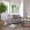 Emma and Oliver Holden Upholstered Mid-Century Modern Pocket Spring Loveseat with Wooden Legs and Removable Back Cushions